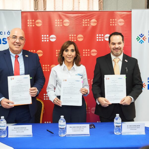 Fundación Diunsa y Fondo de Población de las Naciones Unidas en Honduras
