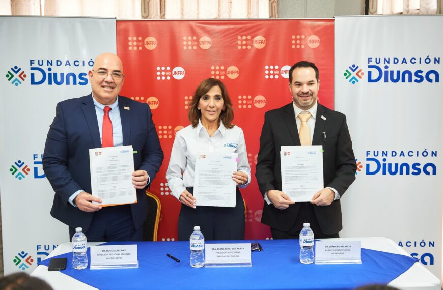 Fundación Diunsa y Fondo de Población de las Naciones Unidas en Honduras
